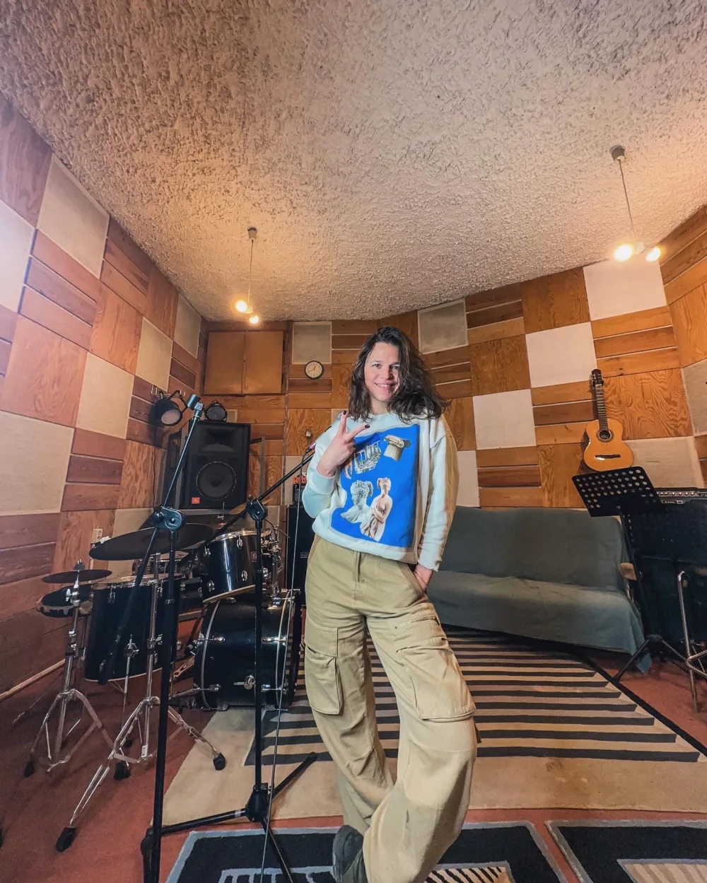 Studio śpiewu, zajęcia prowadzone przez Aleksandrę Utracką-Skoczeń